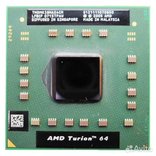 Процессор AMD Turion 64 MK-38. Отп. в регионы