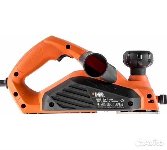 Электрический рубанок Black Decker KW 712 KA