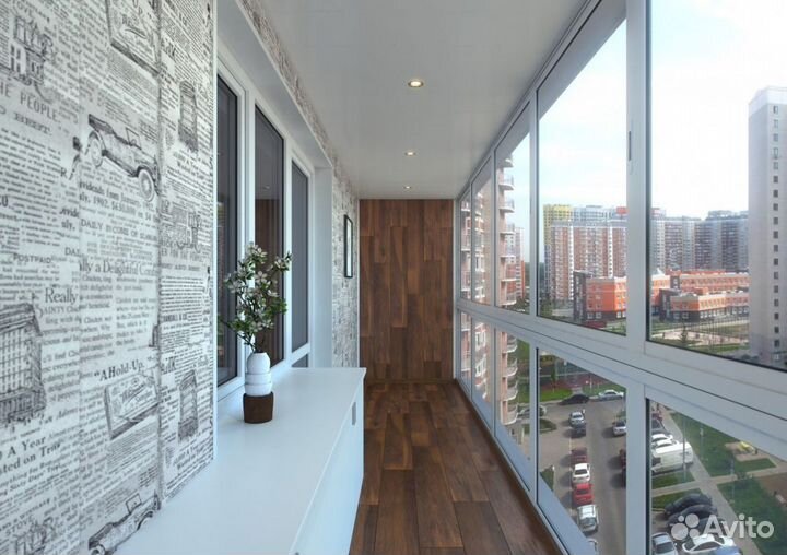 Пластиковые балконы собственное производств