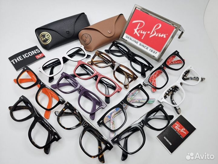 Оправа Ray Ban Wayfarer RX 2140 Black Orange 50 мм