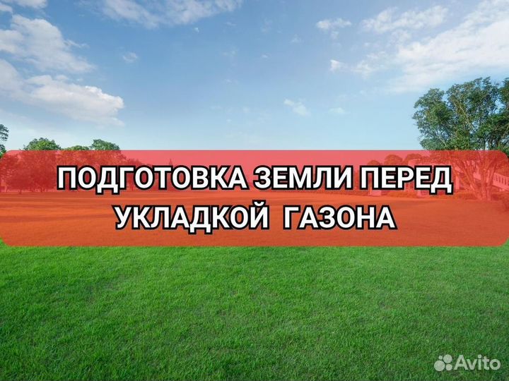 Укладка рулонного газона