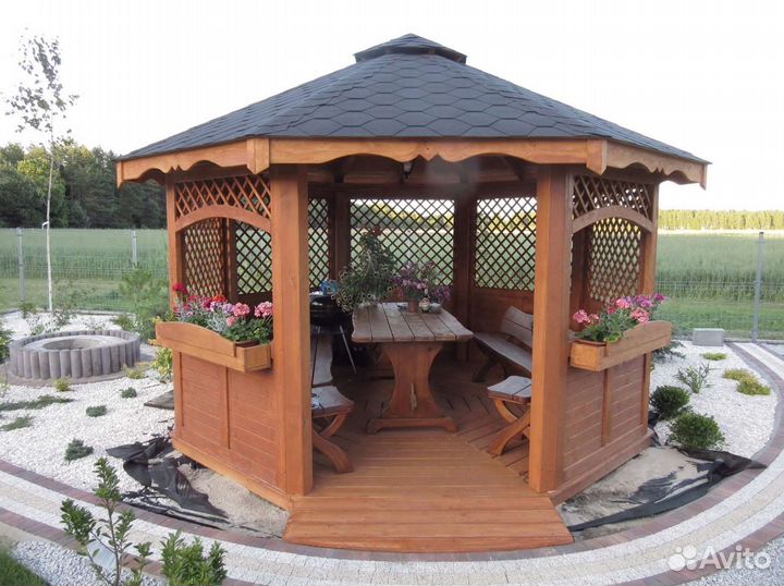 Беседка садовая, пергола, арка, качель садовая