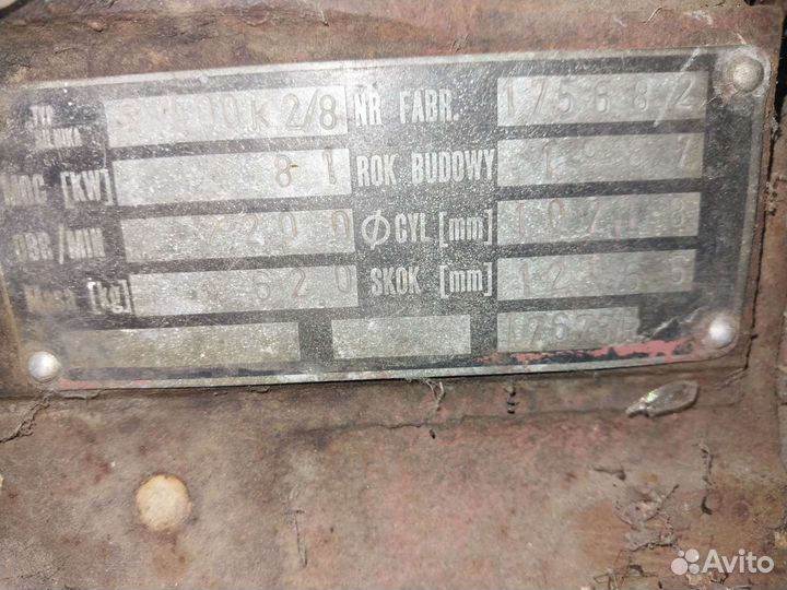 Двигатель от польского экскаватора Warynski