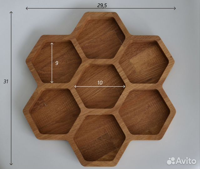 Менажница из дуба