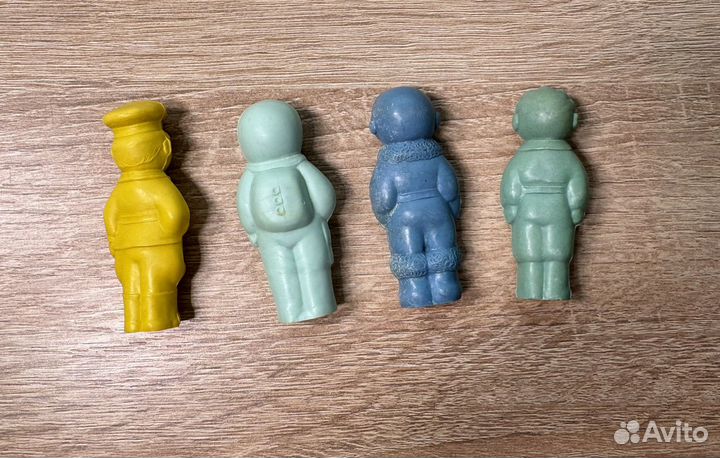 Игрушка СССР танкист повар солдатик летчик СССР