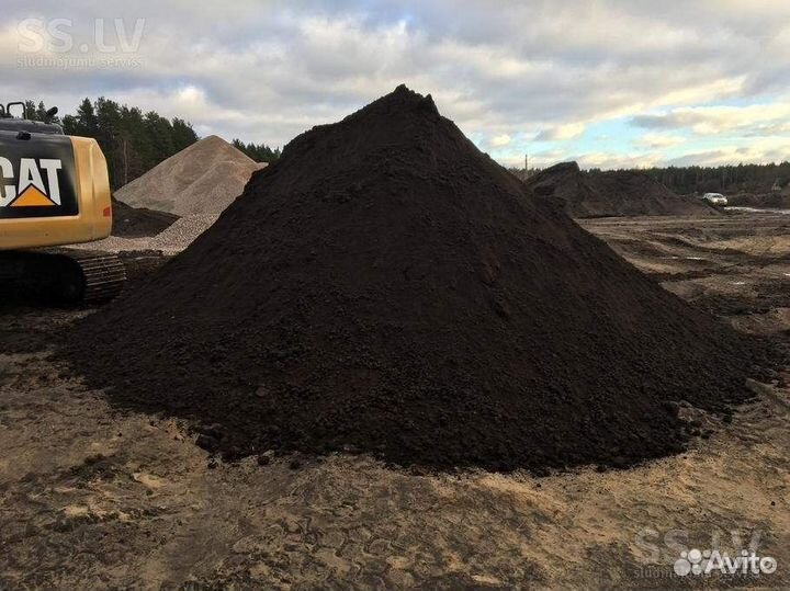 Грунт плодородный, торф, почвогрунт, чернозем