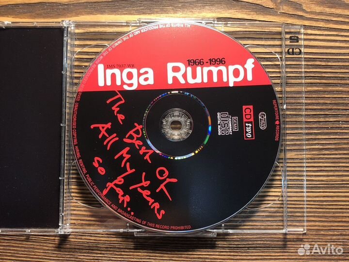 Inga Rumpf 2 cd 1966-1996 Gema