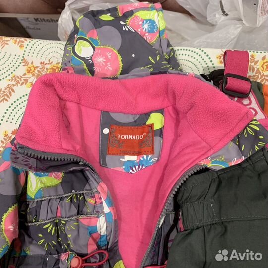 Полукомбинезон демисезонный для девочки 74