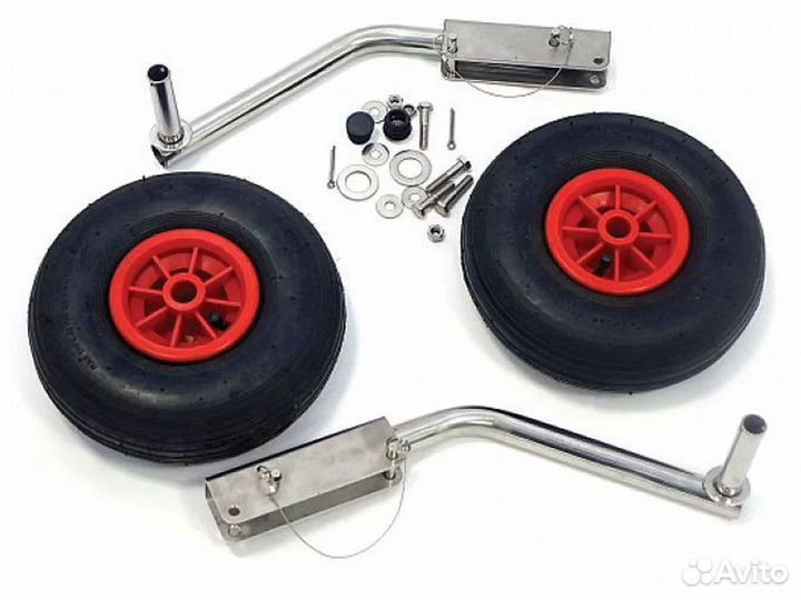 Транцевые колёса для лодки пвх Ротан откидные 310