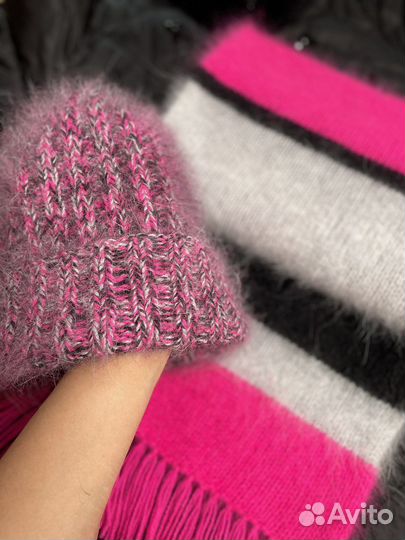 Шапки, варежки, митенки, снуд, бактус