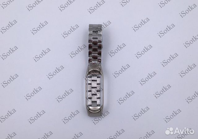 Ремешок Xiaomi Mi Band 2 Silver (металл)