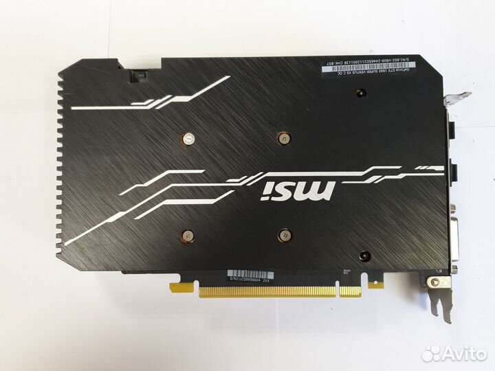 Видеокарта GTX 1060 super 6gb MSI