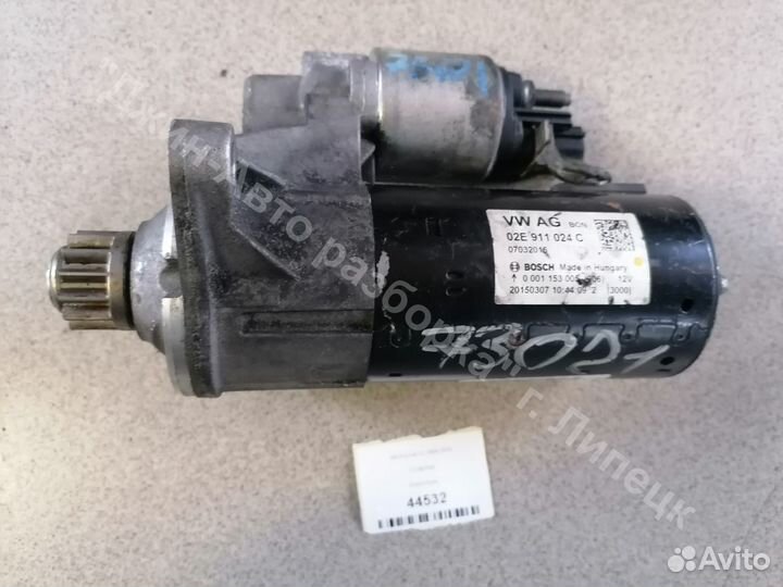 Стартер 2.0 дизель АКПП Passat CC Passat B7 Jetta