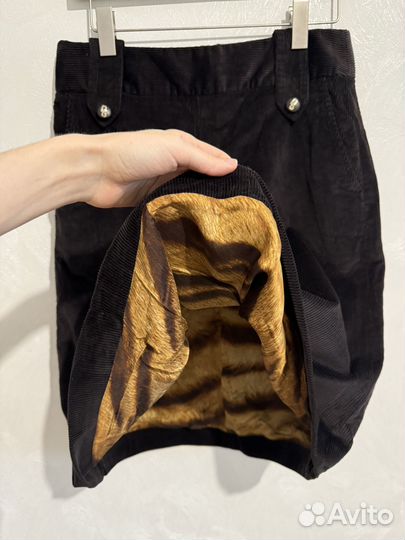 Винтажная вельветовая юбка Dolce Gabbana оригинал