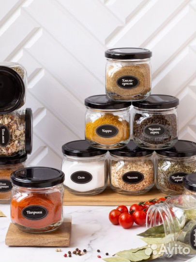Баночки для специй/ чая/ кофе новые