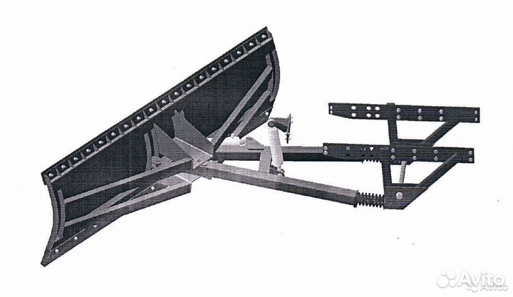 Отвал снежный гидравлический поворот ос-2.4