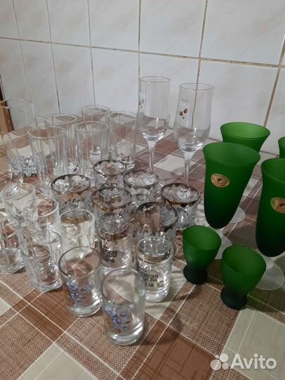 Фужеры стаканы стопки