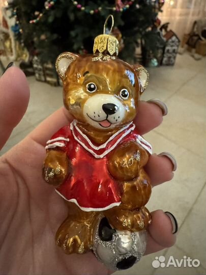 Елочные игрушки ирена irena Мишка