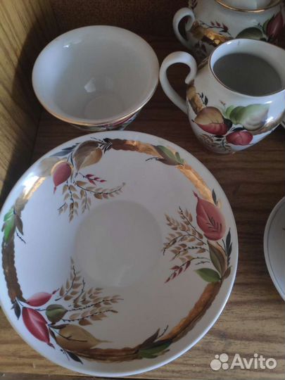 Чайный сервиз Золотая осень СССР
