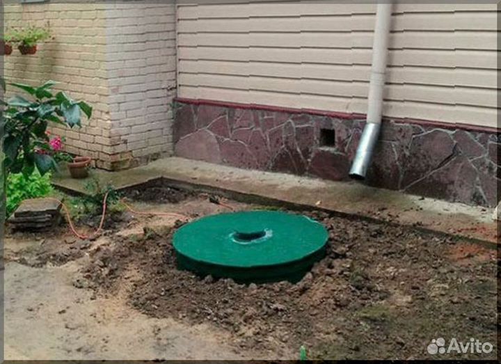 Установка септика. Рассрочка 12 мес