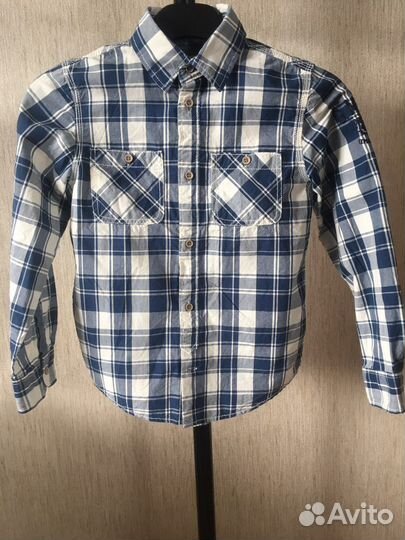 Рубашка для мальчика H&M (Бангладеш),7-8 лет