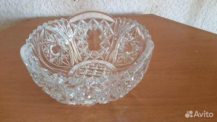Салатник хрустальный