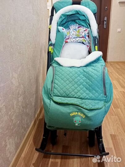 Детские санки с колесами