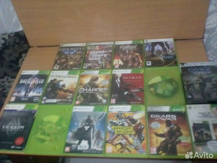 Xbox 360 + 16 дисков