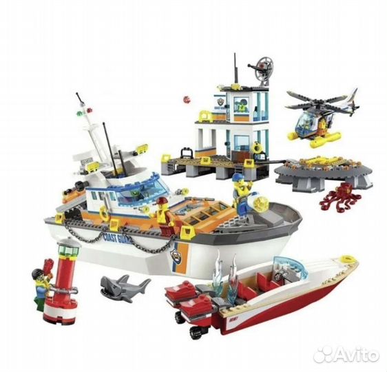 Конструктор Сити Штаб береговой охраны Bela 844д