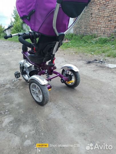 Детский велосипед с ручкой бу