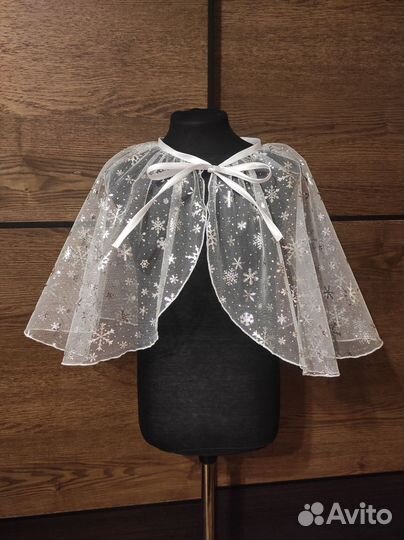 Костюм снежинки, накидка
