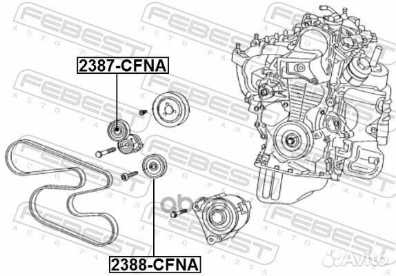 Ролик обводной комплект