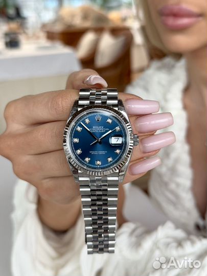 Rolex Datejust 36 Blue Diamond Dial Jubilee 126334