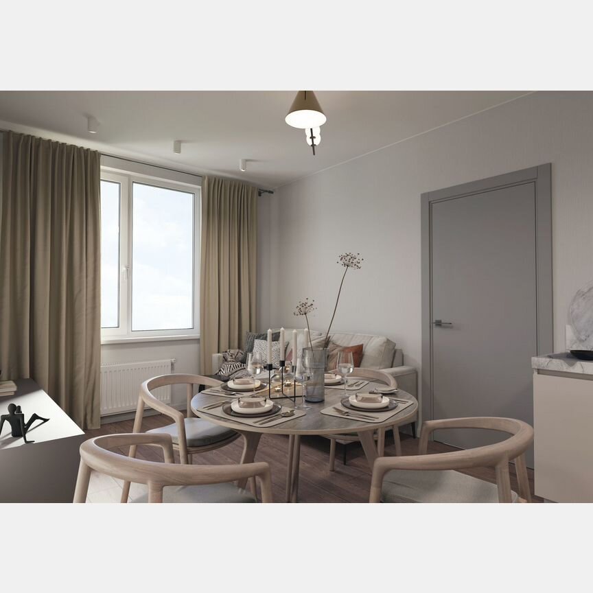 1-к. квартира, 36 м², 8/16 эт.