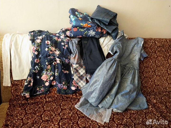 Одежда на девочку пакетом 128-134