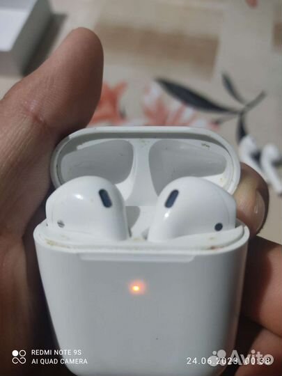 Беспроводные наушники apple airpods