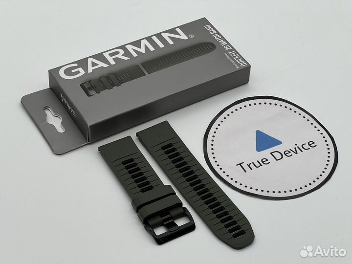 NEW Оригинальный Garmin Quickfit 26mm Moss/Graphit