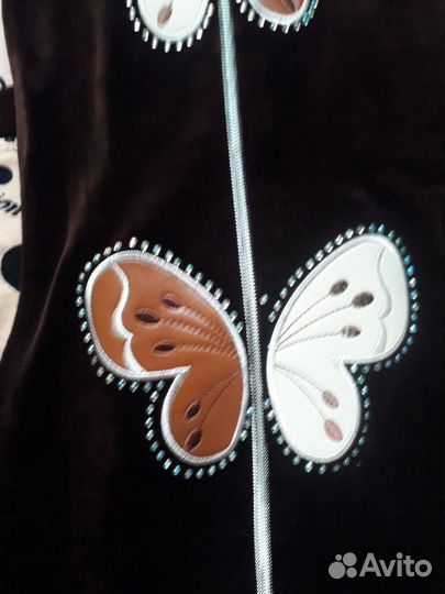 Новый байковый халат р 44