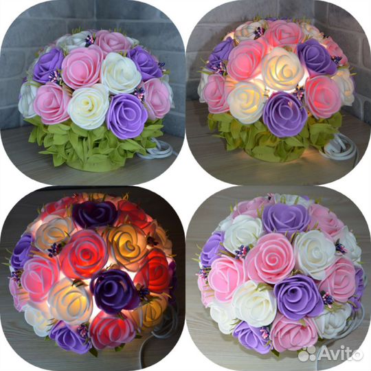 Светильник,ночник,изолон.Подарок маме,девушке