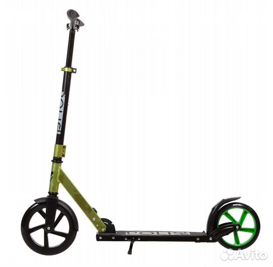 Самокат Novatrack Polis Pro 230 зеленый