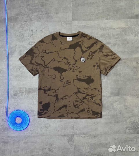 Футболка stone island, мужская