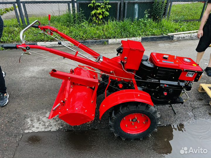 Дизельный тяжелый мотоблок Хопер мт15Е