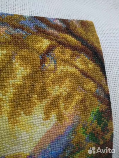 Картина вышитая крестом Сказочная страна