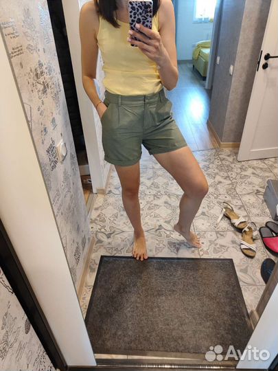 Шорты городские женские, хаки, 46 р