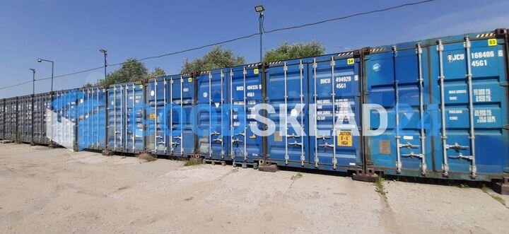 Большой контейнер складское помещение, 30 м²