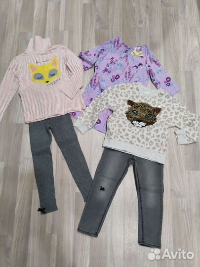 Вещи на девочку пакетом 104-110