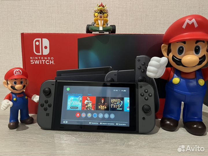 Nintendo switch V2 256 gb Прошитая (Чип ) 39 игр