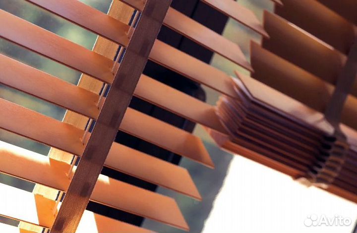 Горизонтальные жалюзи деревянные