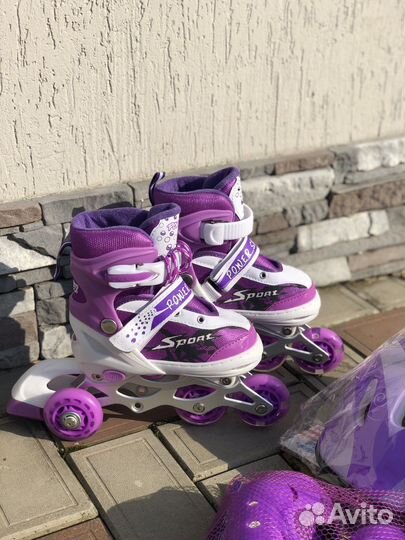 Детские ролики и защита