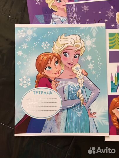 Набор тетрадей Холодное сердце 12 л линейка 10 шт